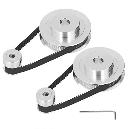 ALUMINUM SYNCHRONOUS WHEEL 20T 60T TIMING BELT 200MM SET Brand no brand