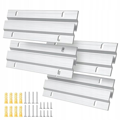 ALUMINUM WALL HOOKS FOR HEAVY FRAME MIRRORS 8 PCS LOAD CAPACITY 22KG