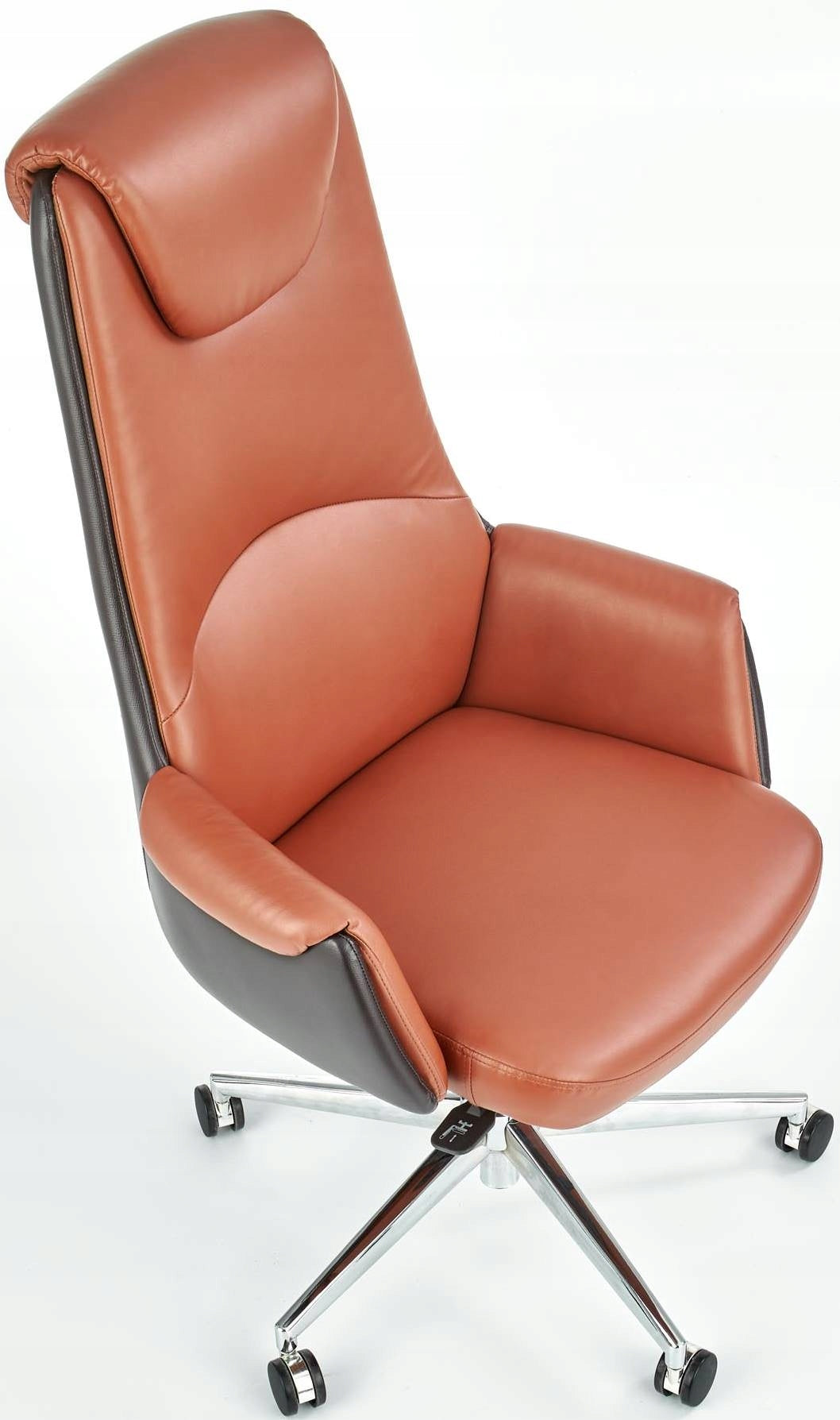 ALVANO Office Chair Swivel Adjustable Brown Cabinet