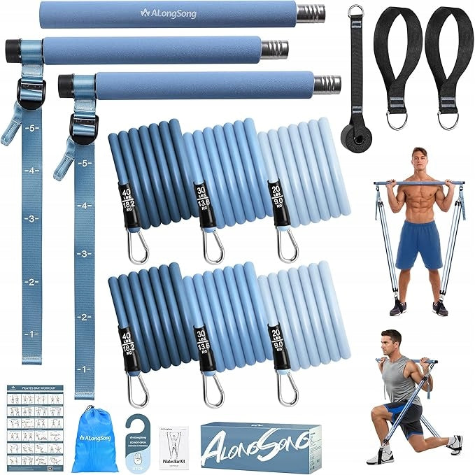 ALongSong Tape Resistance Bands for Pilates Tape Set, Exercise