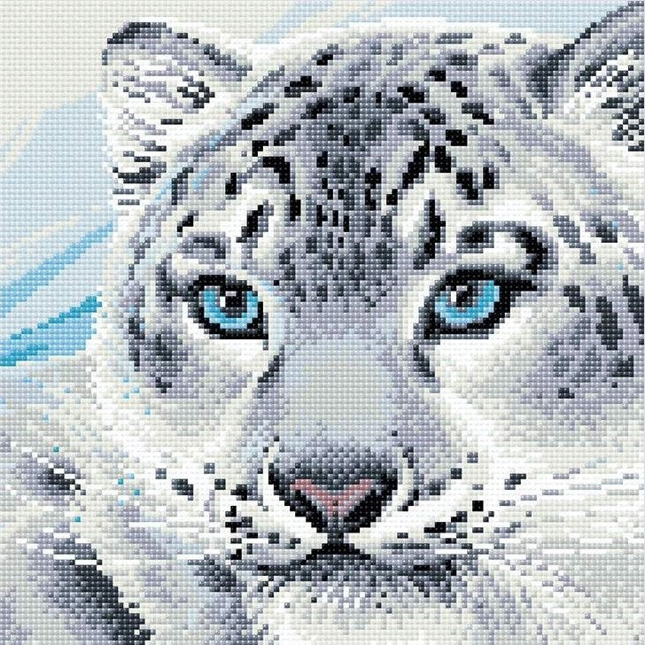 Diamantmosaikset RIOLIS AM0040 Schneeleopard 