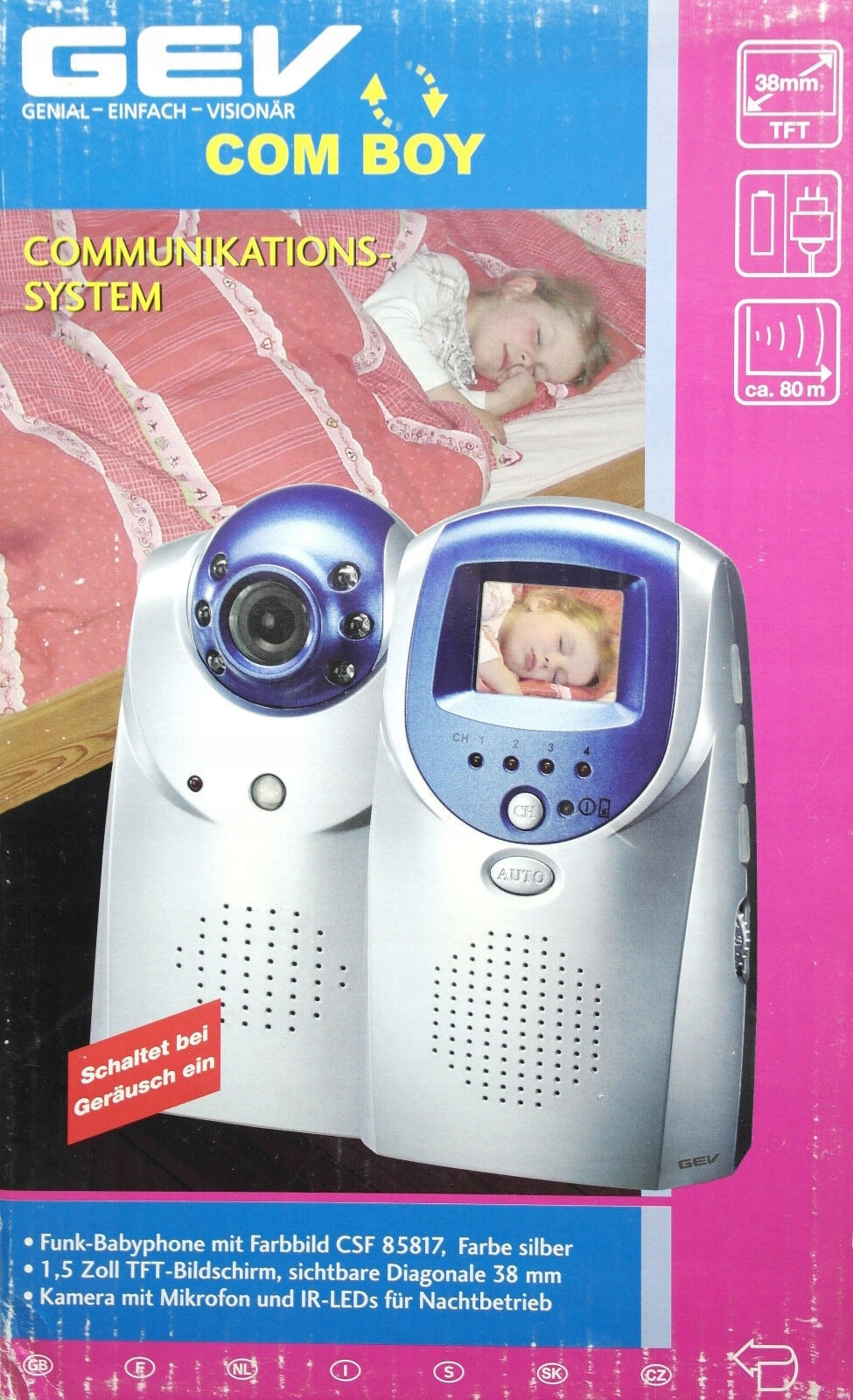 AMAZING super sensitive Baby Monitor WIRELESS CAMERA microphone Brand no brand
