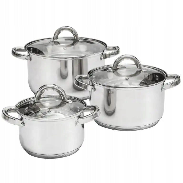 AMBITION BERRY POT SET WITH LIDS 13 EL STAINLESS STEEL Manufacturer code 69799