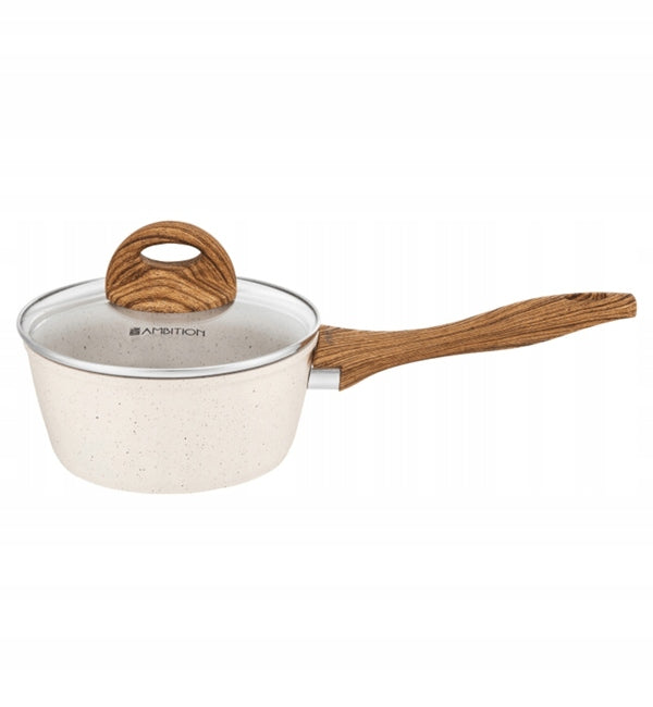 AMBITION NATURE SET OF POTS WITH LIDS 6EL +PANS 20, 28 CM INDUCTION Number of items in the set 8
