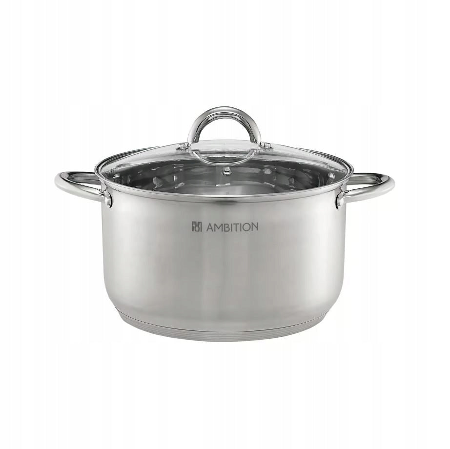 AMBITION SOLAR POT SET 8 EL LIDS STAINLESS STEEL INDUCTION Number of items in the set 8