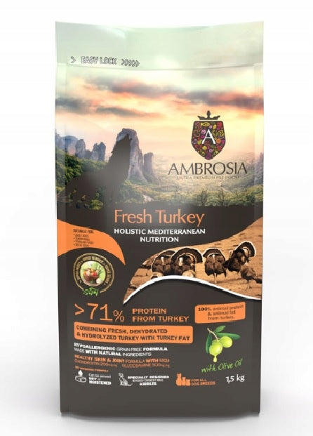 AMBROSIA MEDITERRANEAN LIGHT TURKEY 1,5KG