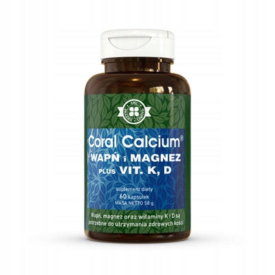 AMC PHARMA Coral Calcium and Magnesium plus Vit. K, D - dietary supplement
