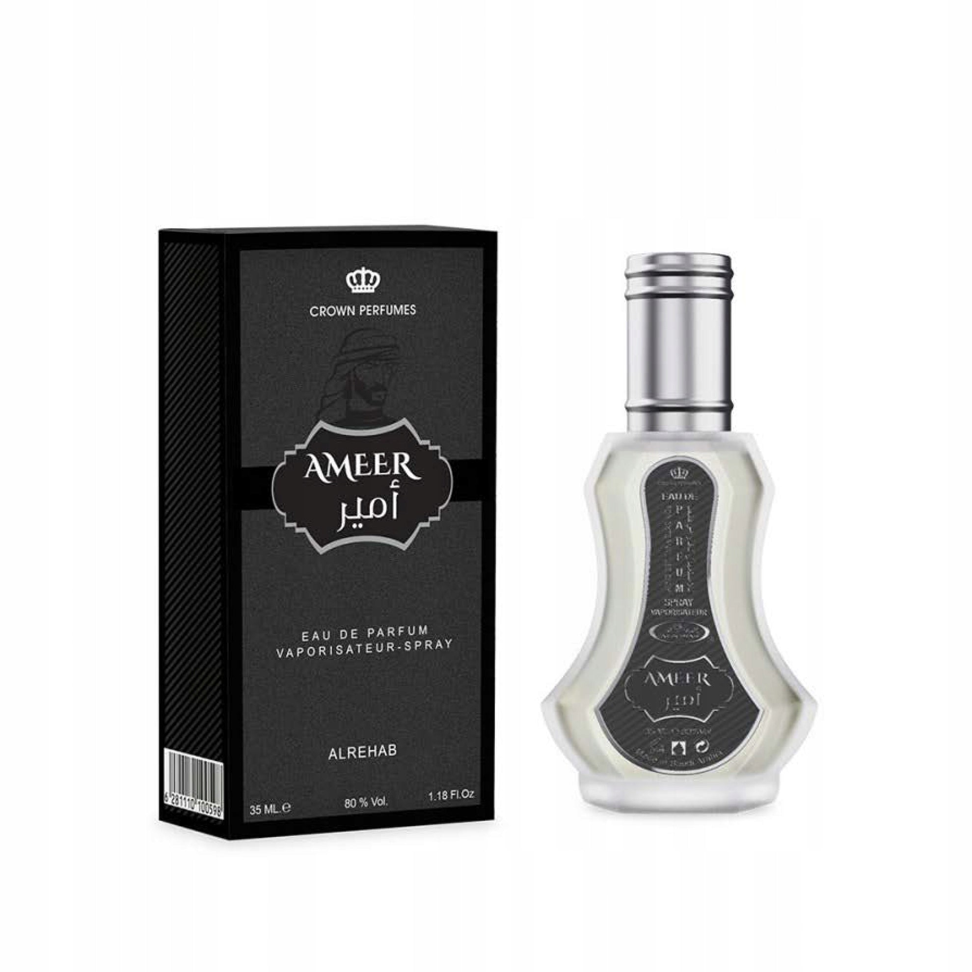 AMEER MEN'S CITRUS PERFUME OUD ORIENT ARABIC 35 ml AL REHAB EDP Packaging status original