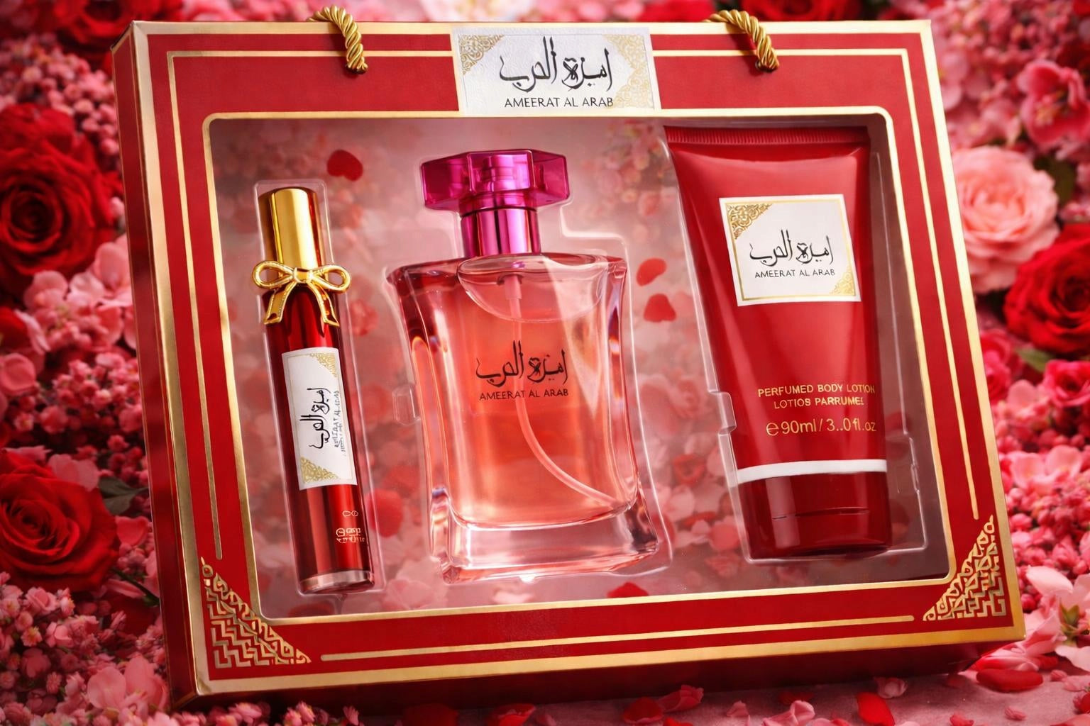 AMEERAT AL ARAB- Eau de Parfum, perfume, lotion gift set