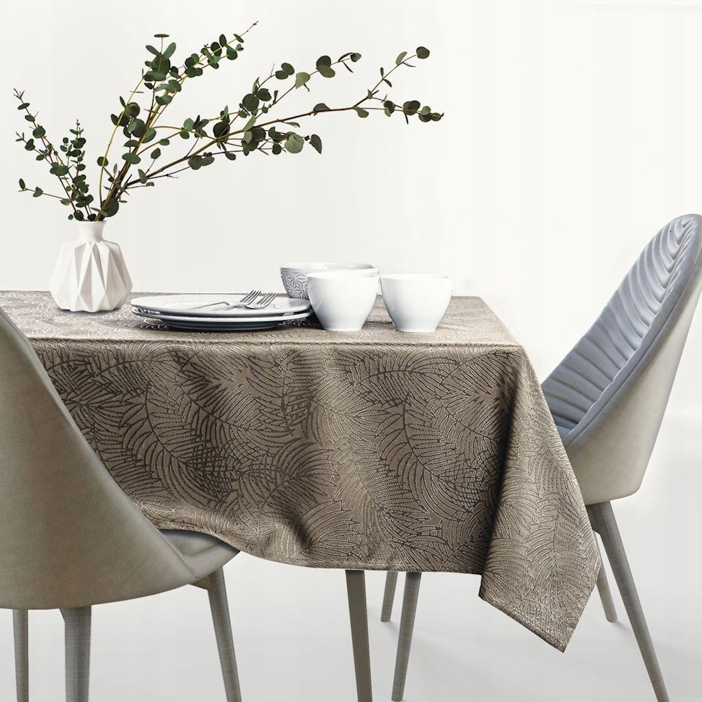 Amelia Home schmutzabweisendes Tischdecken- und Tischläufer-Set Gaia, 115 x 250 cm und 35 x 250 cm 