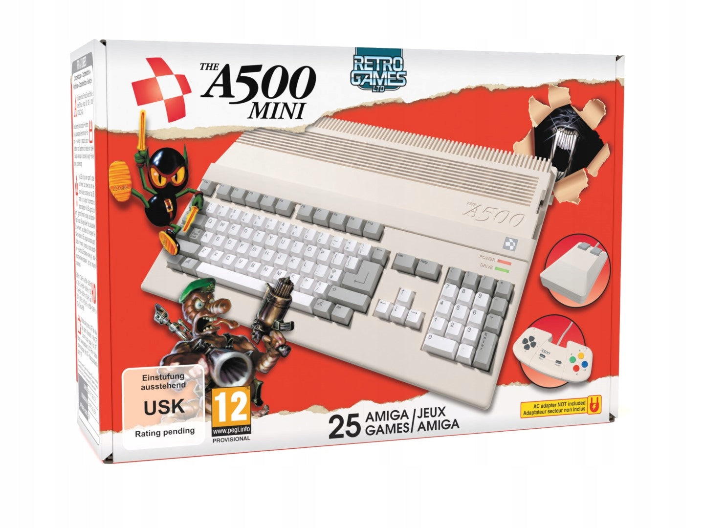 Retro-Spiele Der A500 Mini 