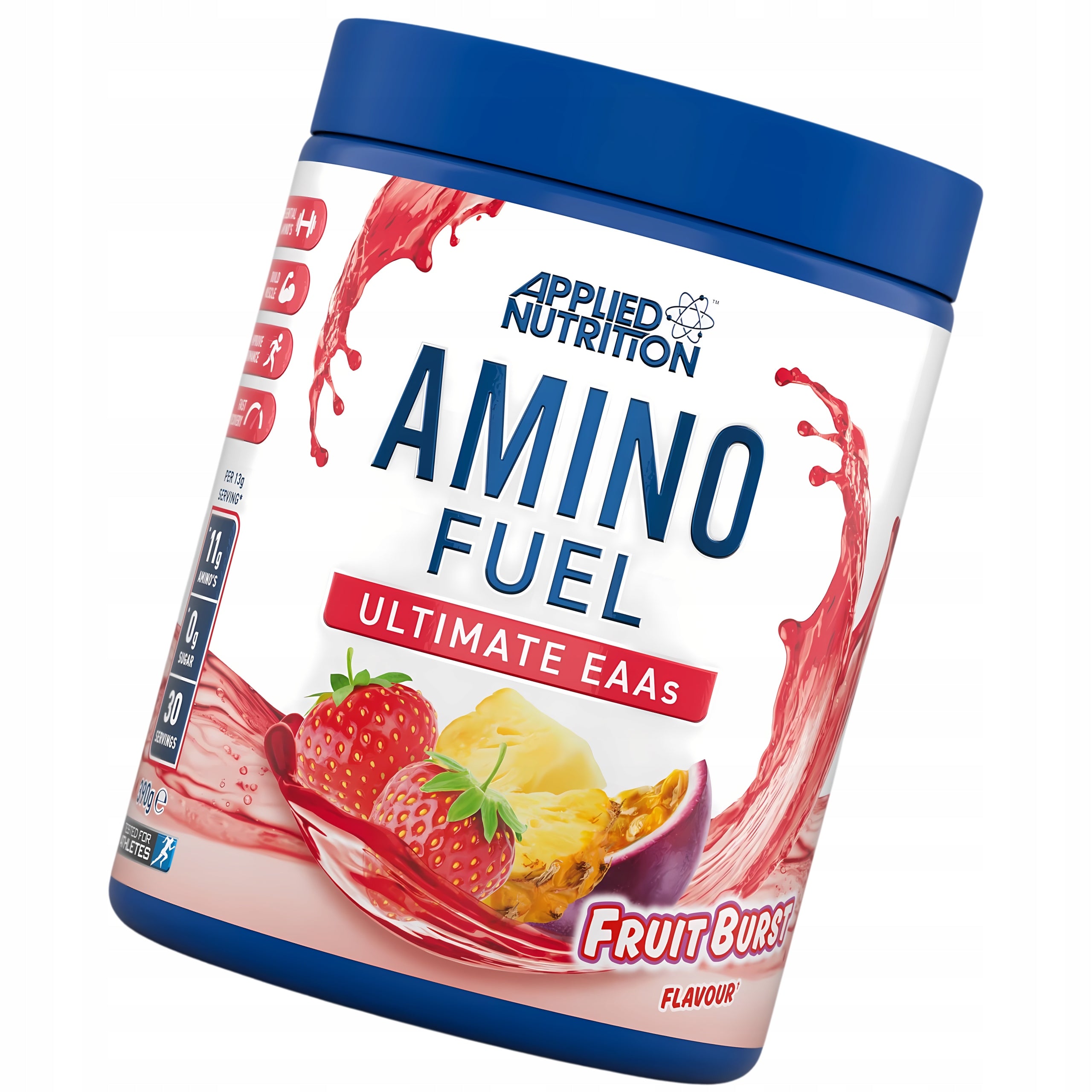 AMINO ACIDS APPLIED NUTRITION AMINO FUEL EAA BCAA STRENGTH REGENERATION POWER 390g
