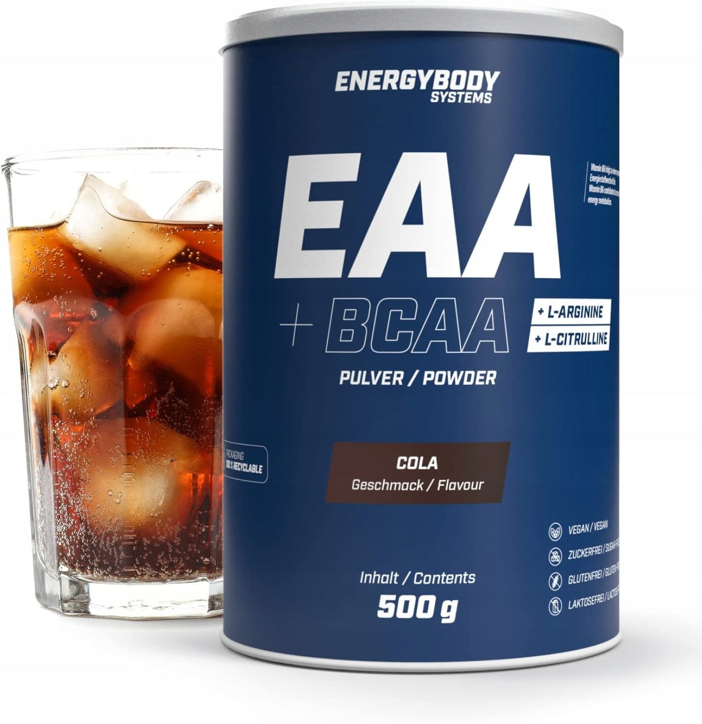 AMINO ACIDS EAA + ARGININE + CITRULLINE + B6 - cola