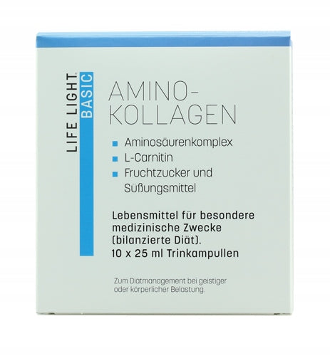 AMINO COLLAGEN FOR DRINKING 10 AMPOULES LIFE LIGHT|L CARNITINE 1000MG+VITAMIN B6