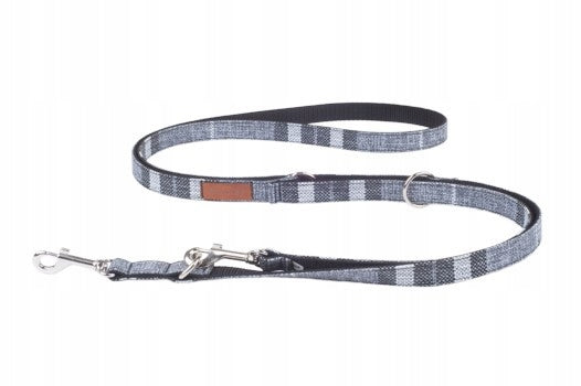 AMIPLAY ADJUSTABLE LEASH 6 IN 1 LONDON M 100-200CM GREY