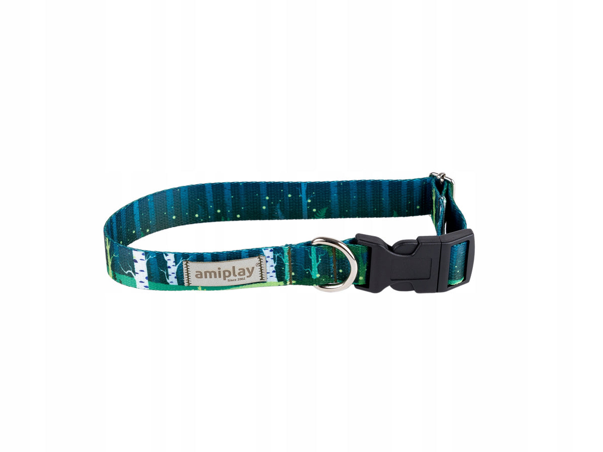 AMIPLAY Adjustable collar BE NATURE S forest