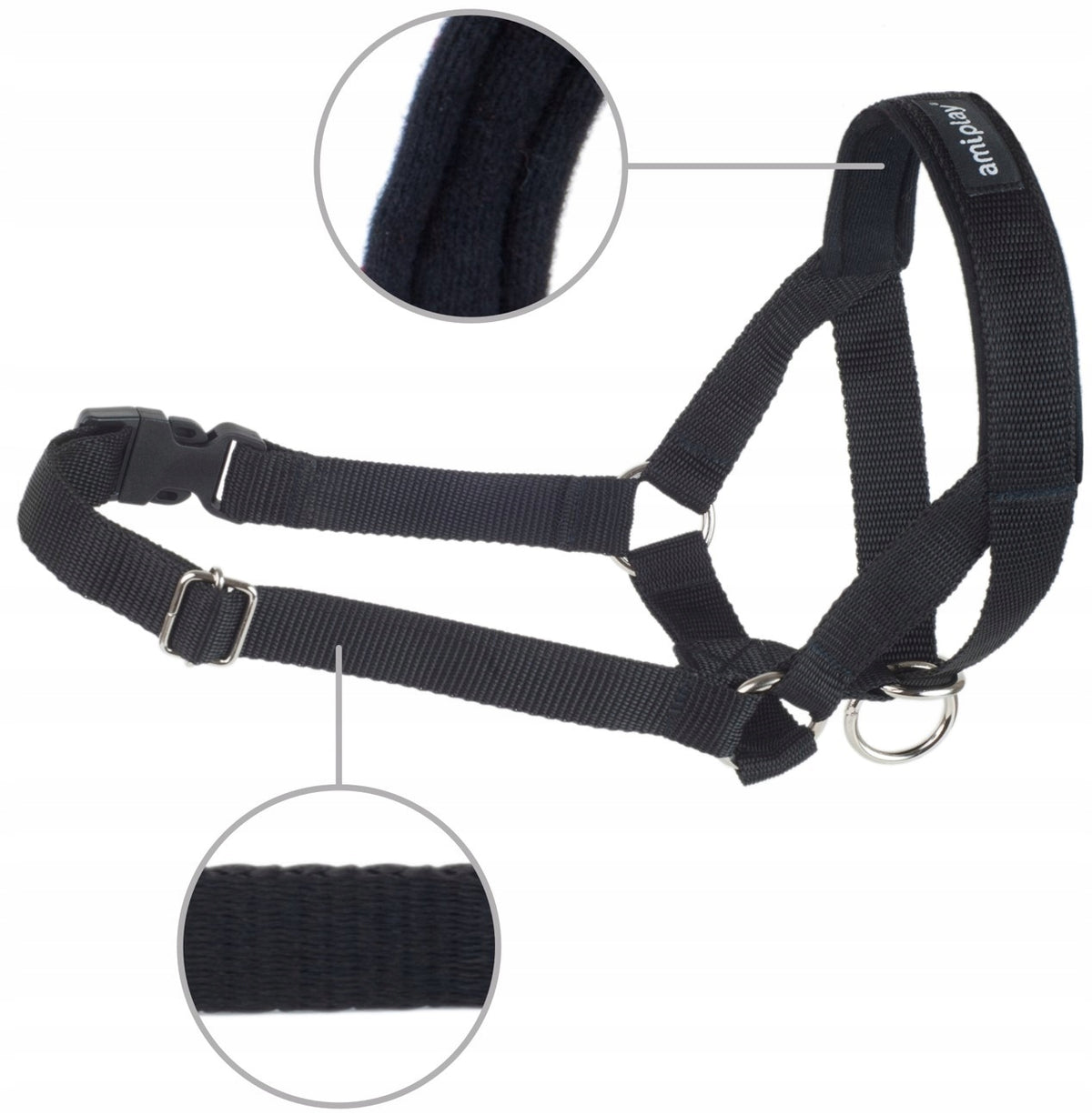 AMIPLAY Halter Basic - Black XXL Brand Amiplay