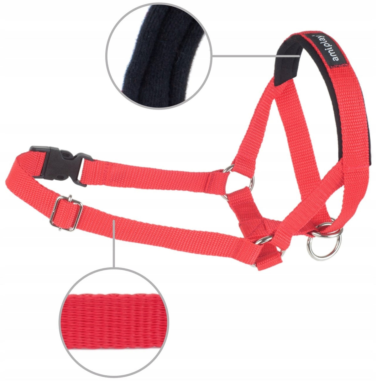 AMIPLAY Halter Basic - Red XS Brand Amiplay