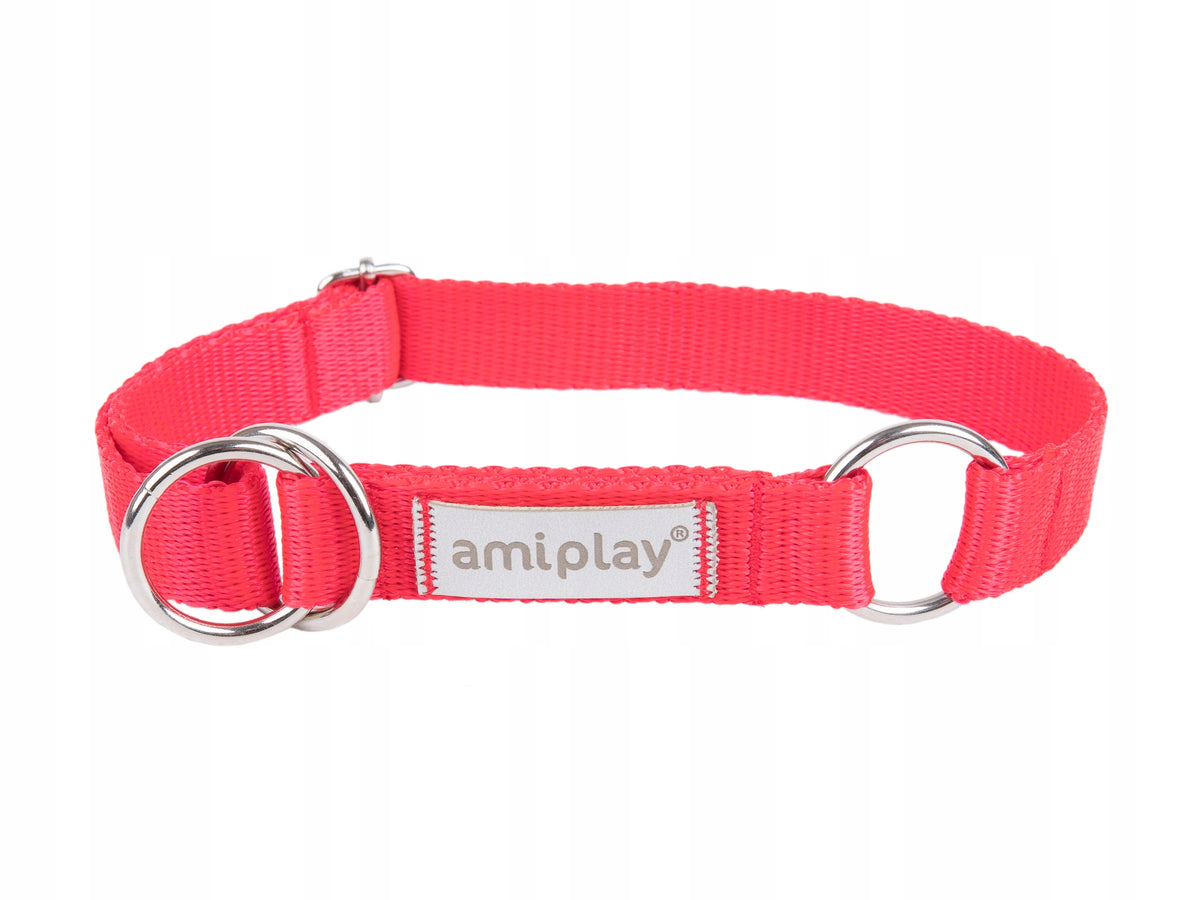 AMIPLAY SEMI-CLAMP COLLAR SAMBA M RED