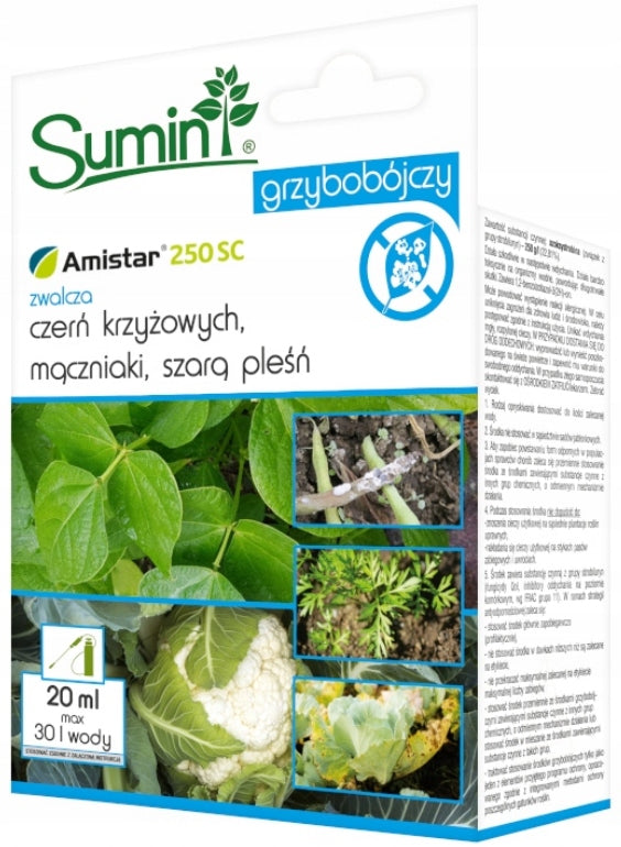 AMISTAR 250 SC FUNGICIDAL SPRAY POWDERY MILDEW BLACK RUST 20ML SUMIN