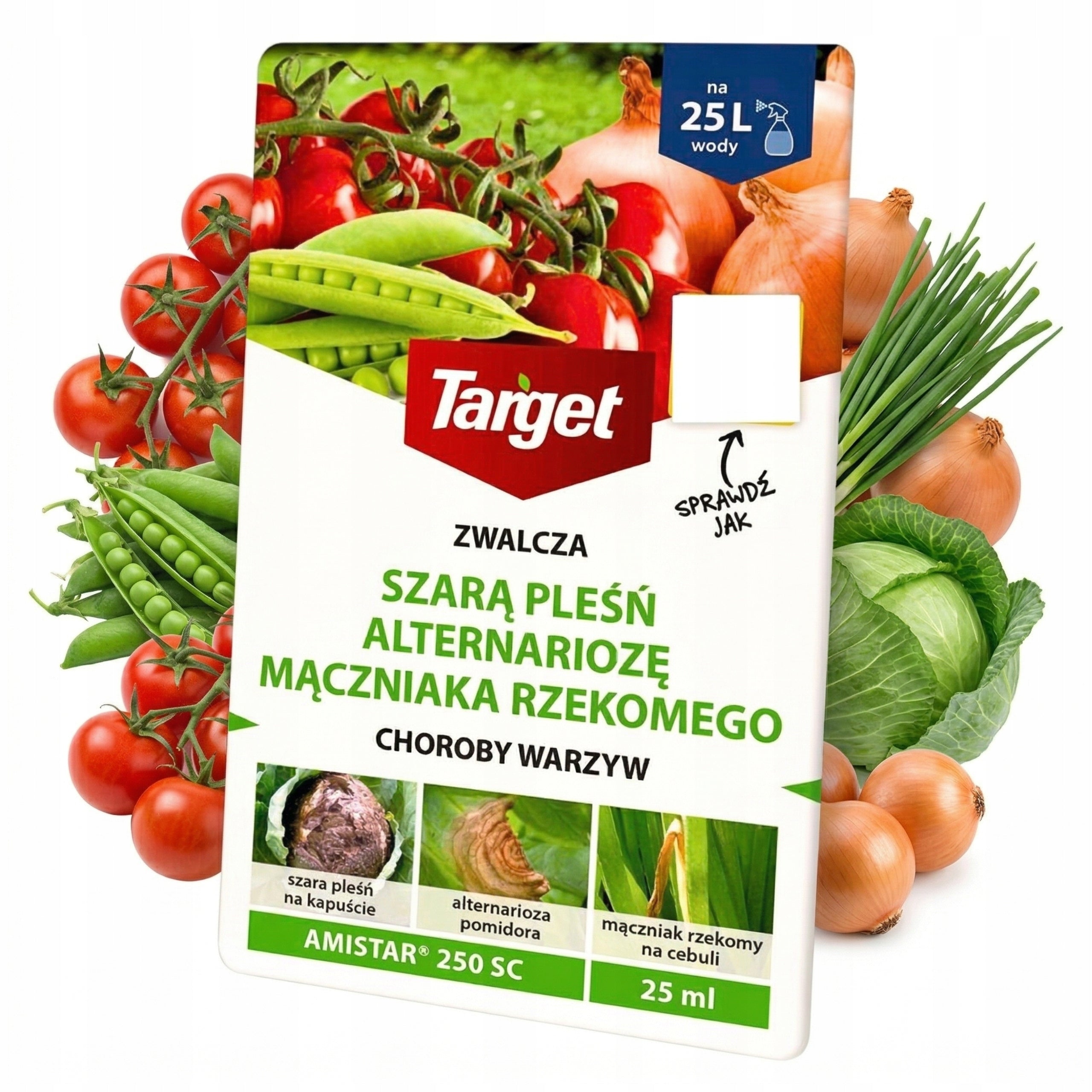 AMISTAR 250 SC Fights Vegetable Diseases Grey Mold Powdery mildew TARGET 25 ML