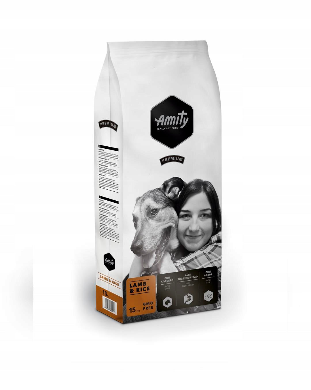 AMITY ADULT DOG FOOD WITH LAMB 15KG LAMB & RICE Manufacturer code 8436538940471