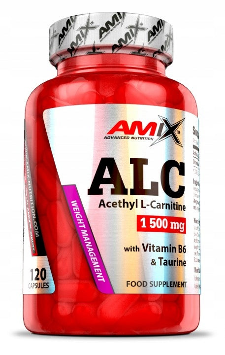 AMIX ALC +Taurin&Vit B6 ACETYL L-CARNITINE 120