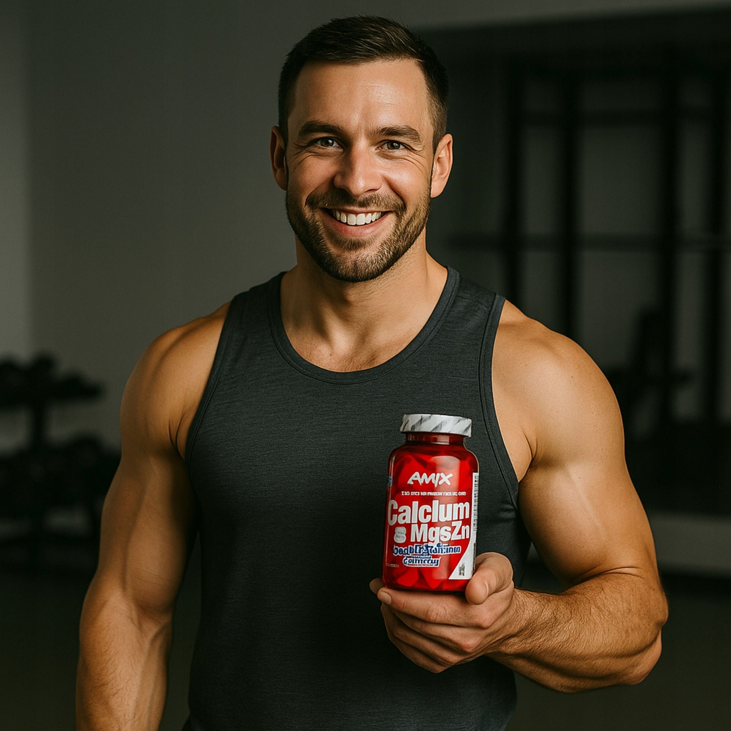 AMIX CALCIUM MAGNESIUM ZINC 100t. Vitamins and Minerals for Athletes EAN (GTIN) 5902065740516
