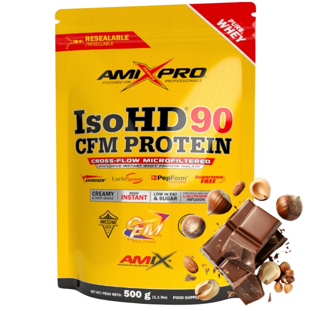 AMIX ISOHD 90 CFM PROTEIN 500G isolate ketogenic protein mass KETO