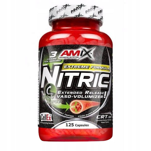 AMIX NITRIC 125k PUMP PRE-WORKOUT POWER Expiration date at least six months from the date of purchase