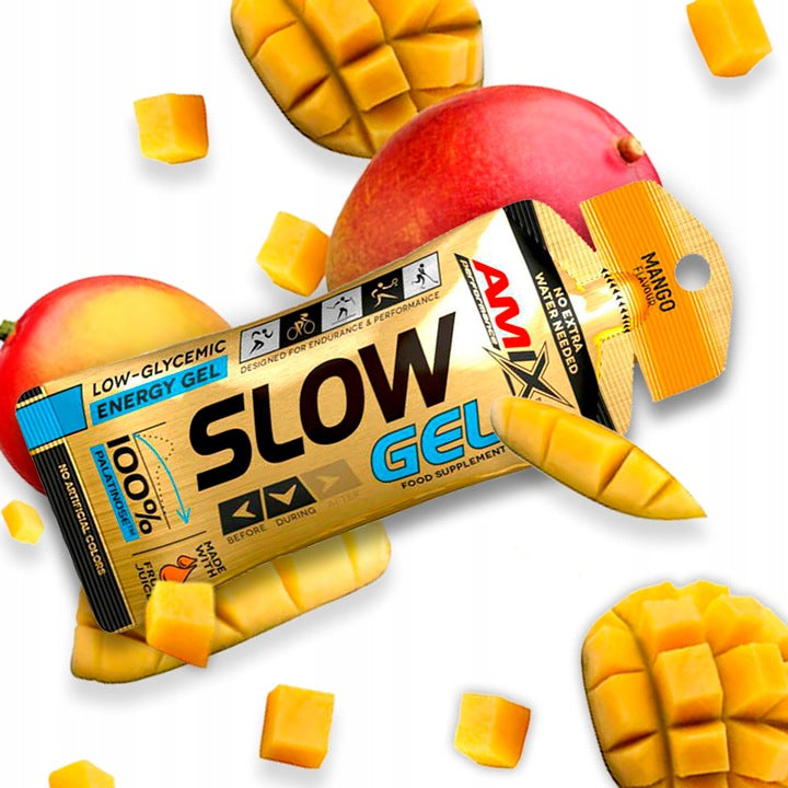 AMIX Slow Gel 45g ENERGY GEL Carbohydrates ENERGY Hydration Energy Packaging status original