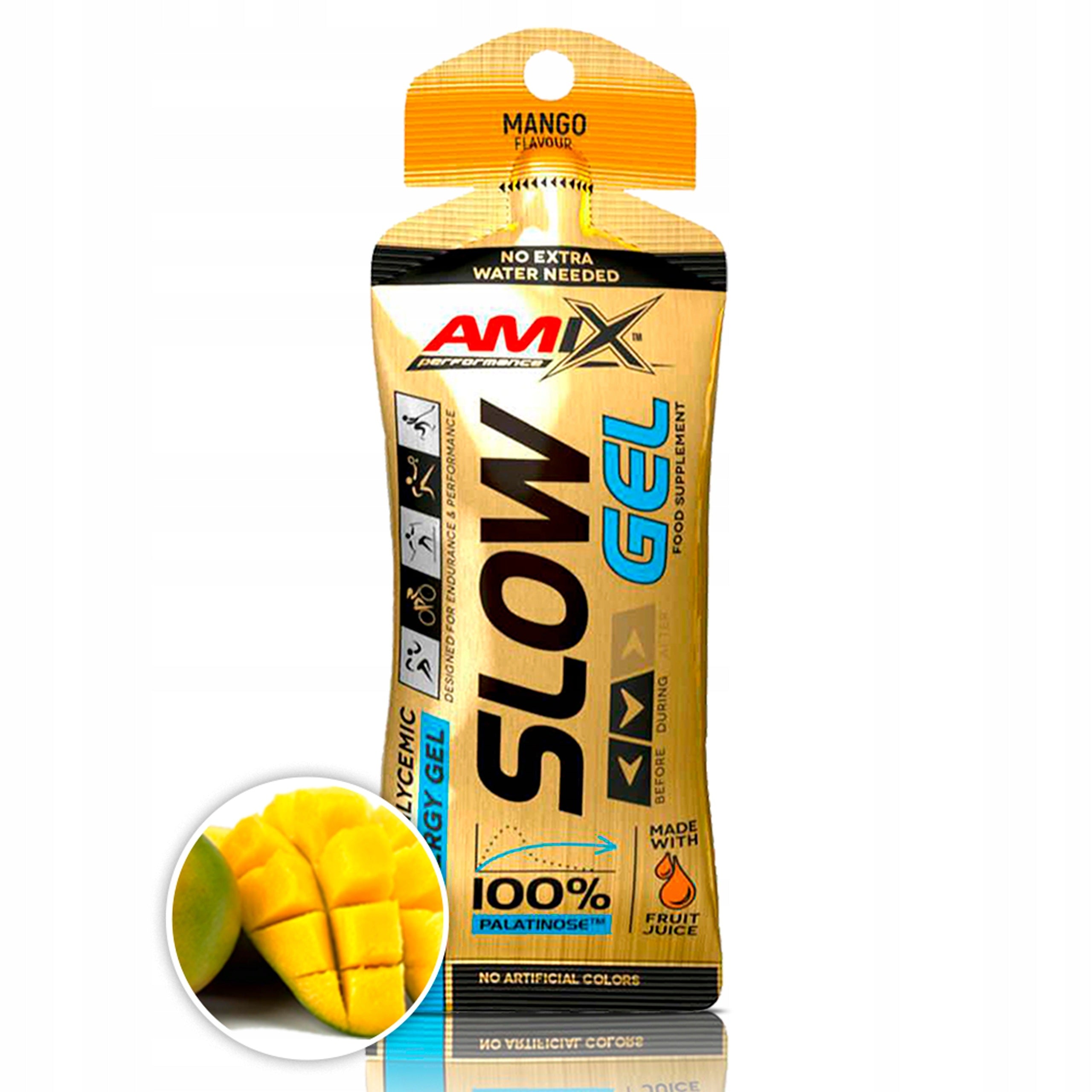 AMIX Slow Gel 45g ENERGY GEL Carbohydrates ENERGY Hydration Energy
