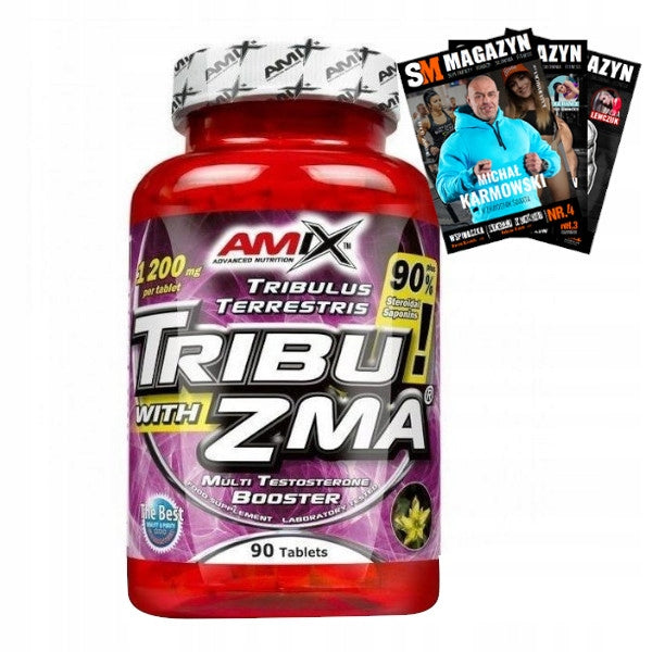 AMIX TRIBU 90% ZMA 1200mg 90t ZINC MAGNESIUM WIT B6