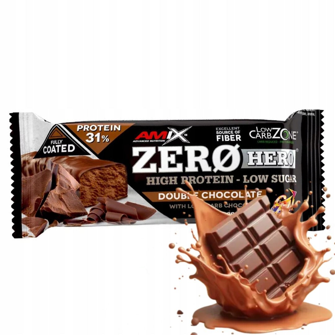 AMIX Zero Hero 65g SUGAR FREE KETO BAR for diabetic diabetics