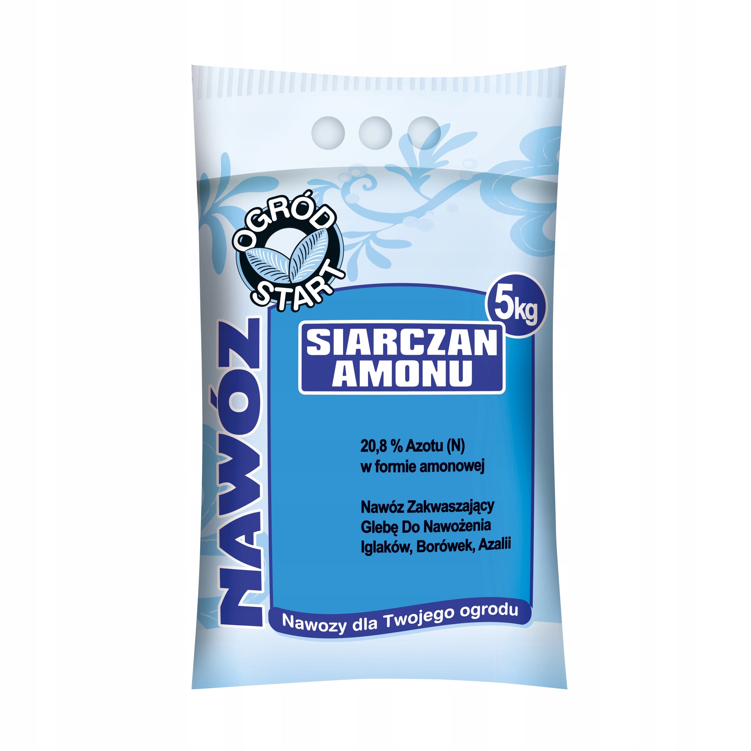 AMMONIUM SULFATE Fertilizer Acidifying Azalea Blueberries Tuje Acid-loving 5KG