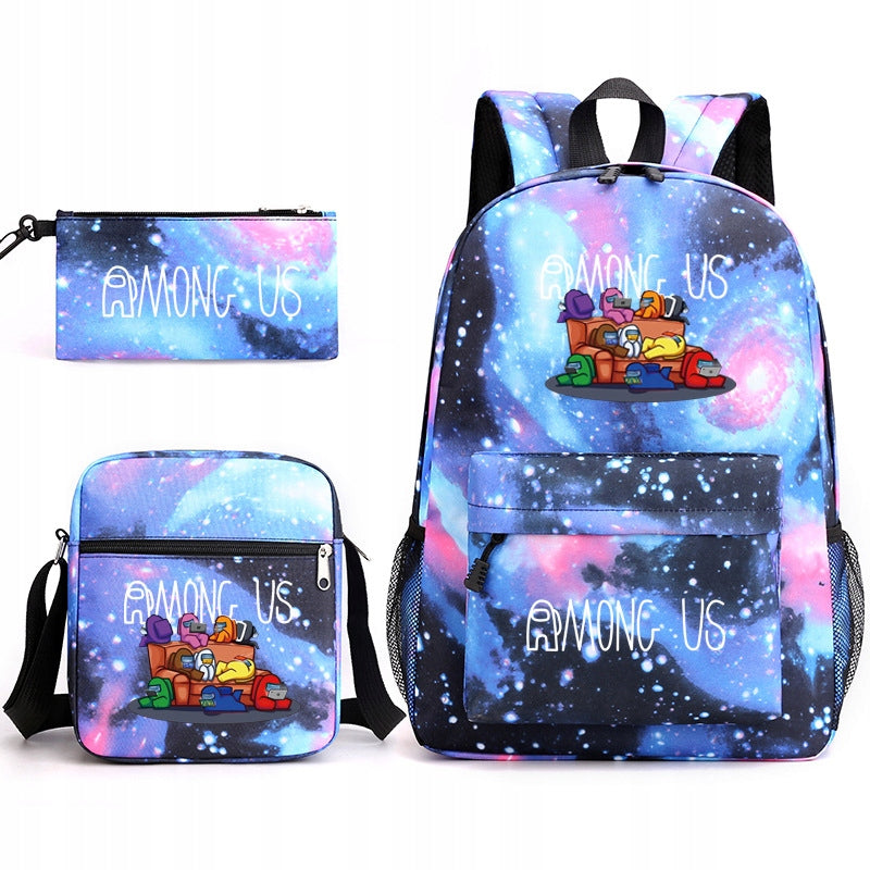 AMONG US SCHOOL SET BACKPACK BAG PENCIL CASE high quality Brand no brand
