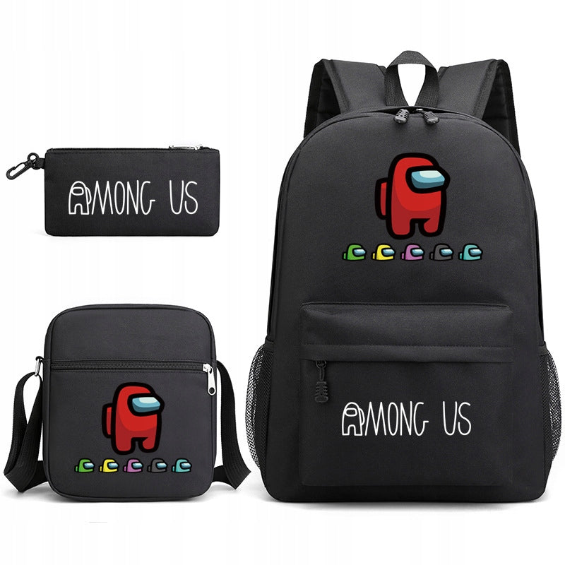 AMONG US SCHOOL SET BACKPACK BAG PENCIL CASE high quality Packaging status original
