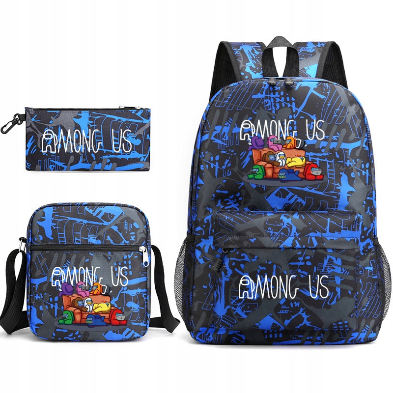 AMONG US SCHOOL SET BACKPACK BAG PENCIL CASE high quality