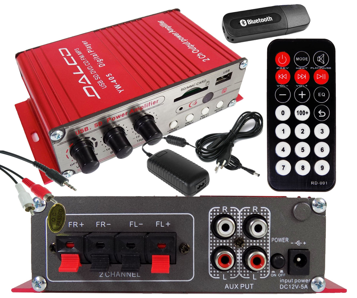 AMPLIFIER FOR BLUETOOTH SPEAKERS USB MP3