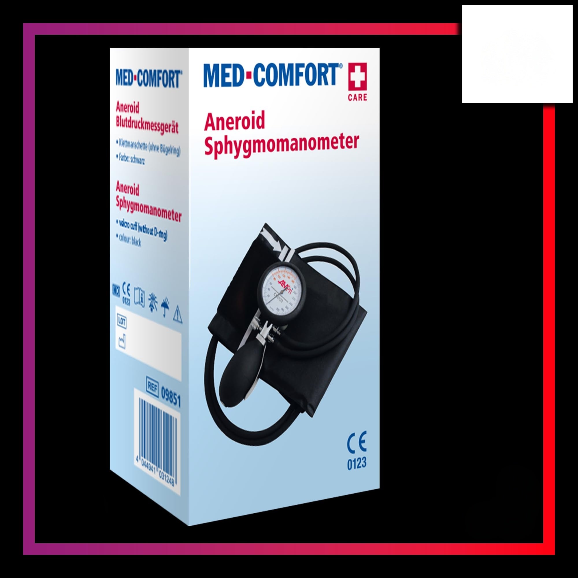 AMPRI Med-Comfort Shoulder Blood Pressure Monitor Analog Blood Pressure Measurement Medical device type medical device or in-vitro diagnostic medical device