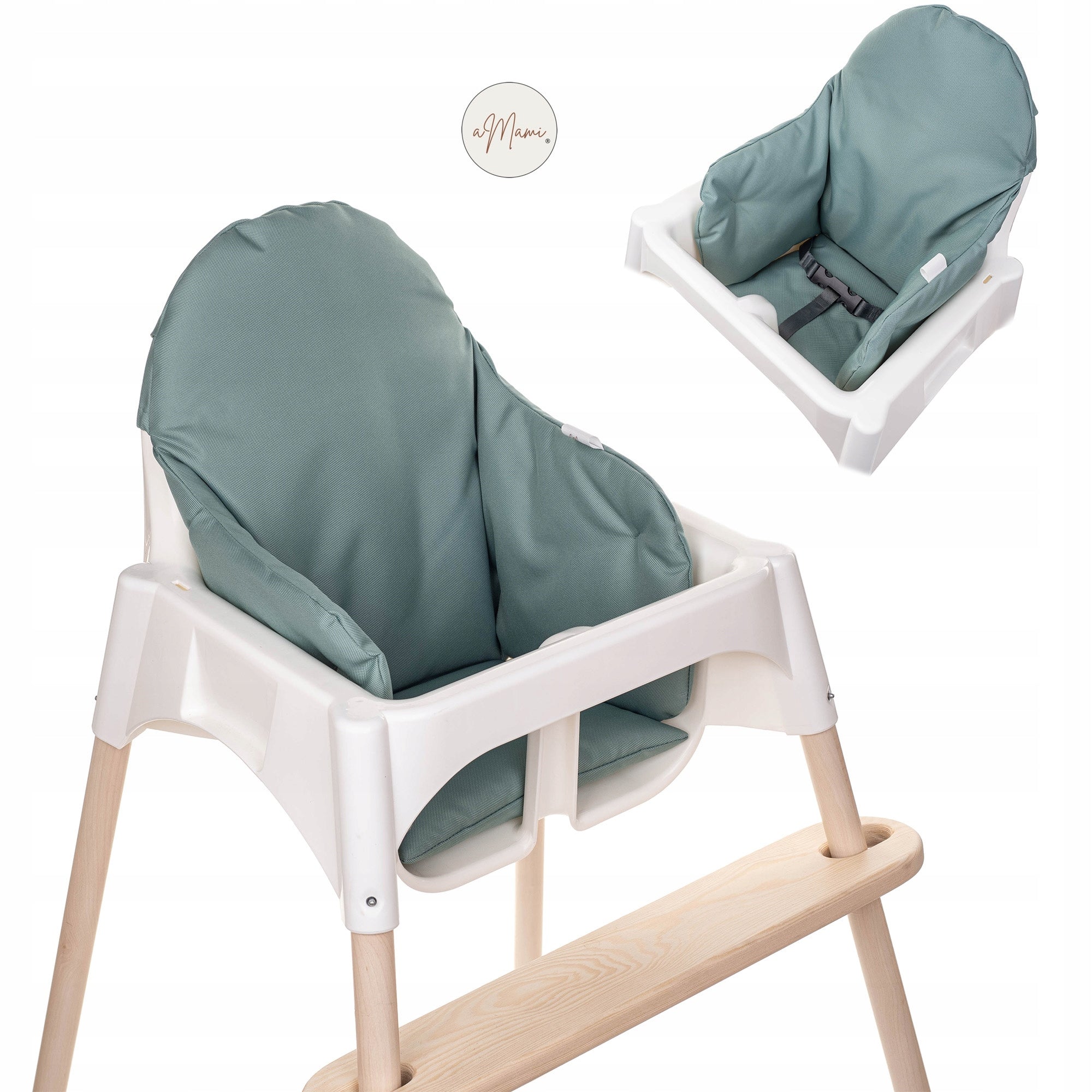 AMami Handmade Waterproof Chair Cushion IKEA Antilop SAGE
