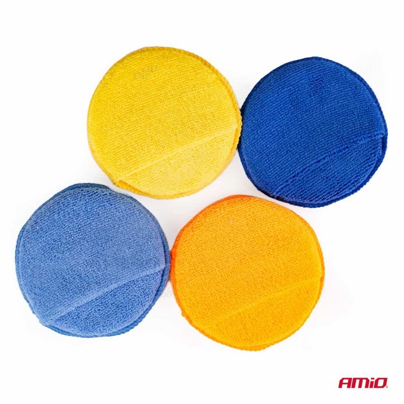 AMiO-02905 Car Polishing Sponge Set 4pcs 125mm Pocket Applicators Manufacturer code 02905