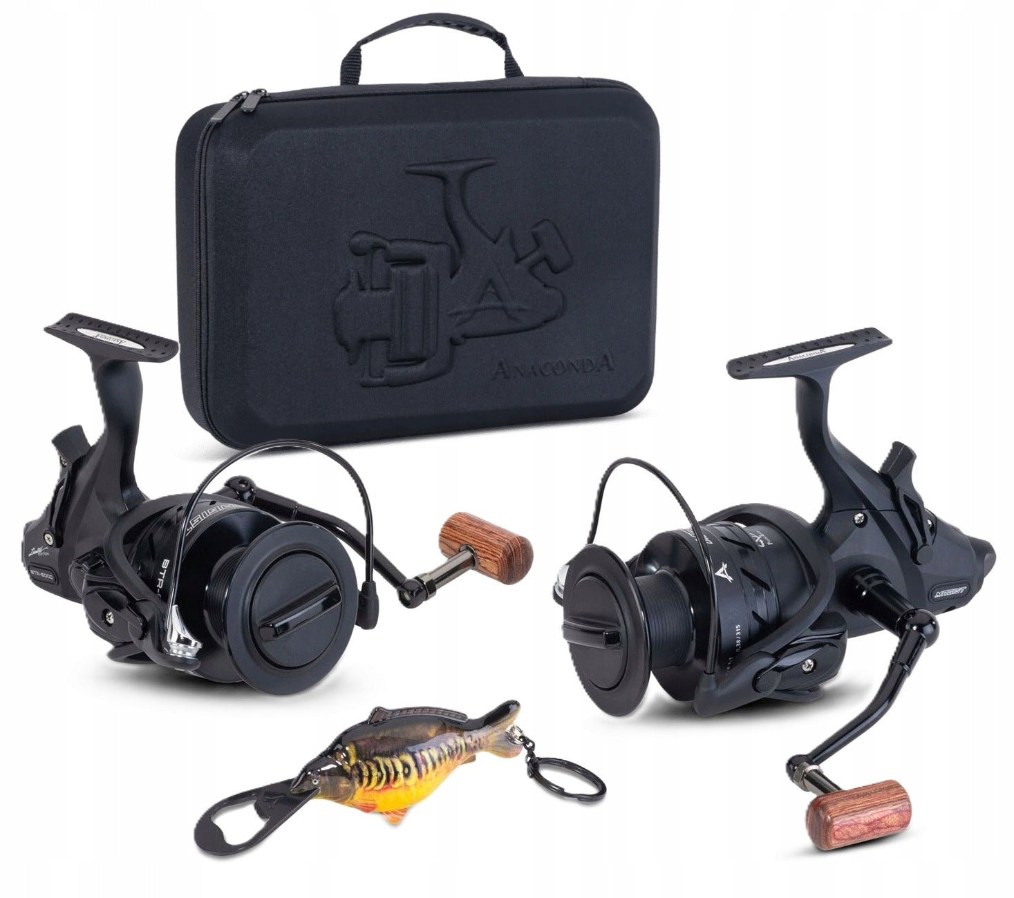 ANACONDA BLACK BOX Set of 2x Carp Reel MAGIST BTR-6000 + BOX