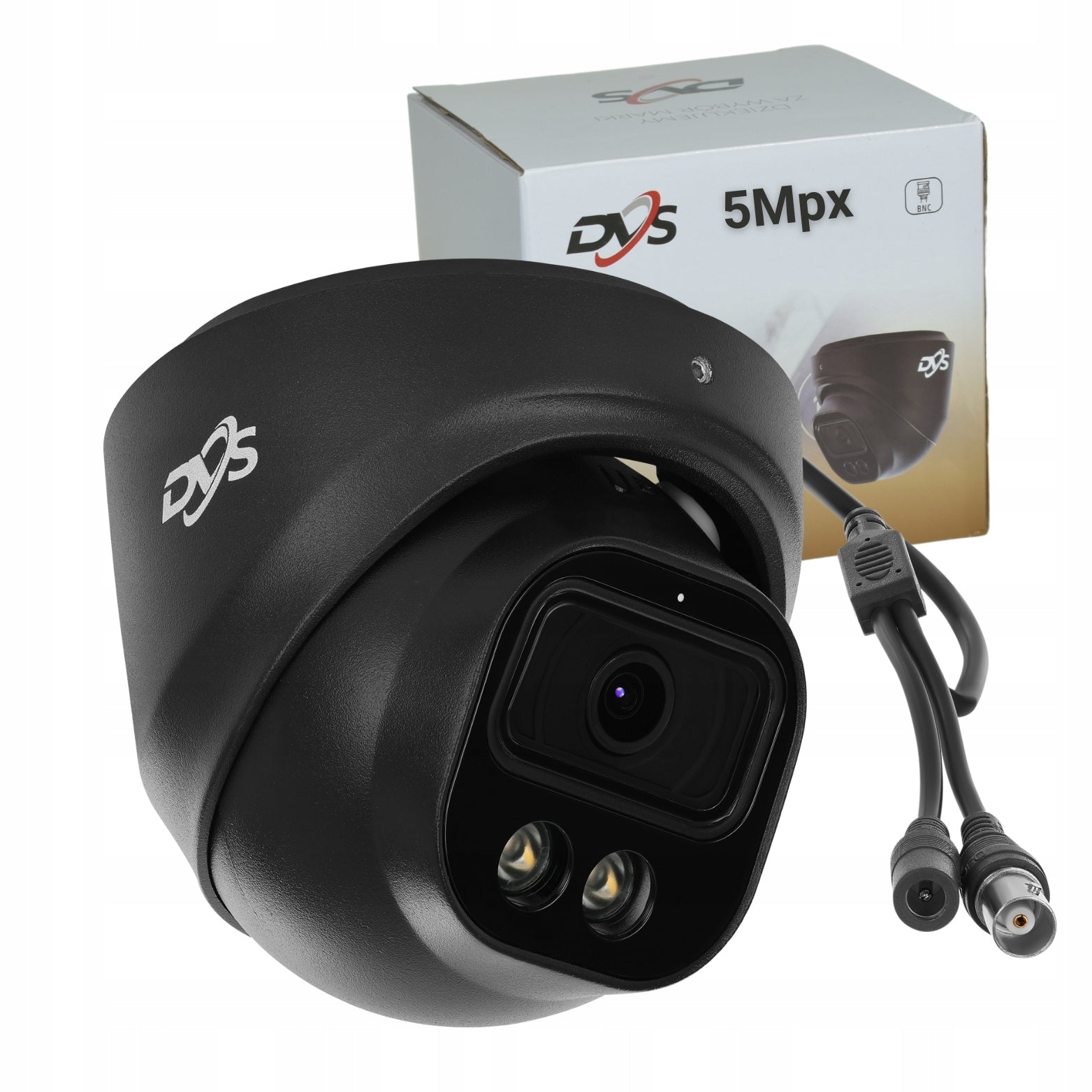 ANALOG CAMERA 5MPX OUTDOOR BLACK METAL DOME LIGHTING Packaging status original
