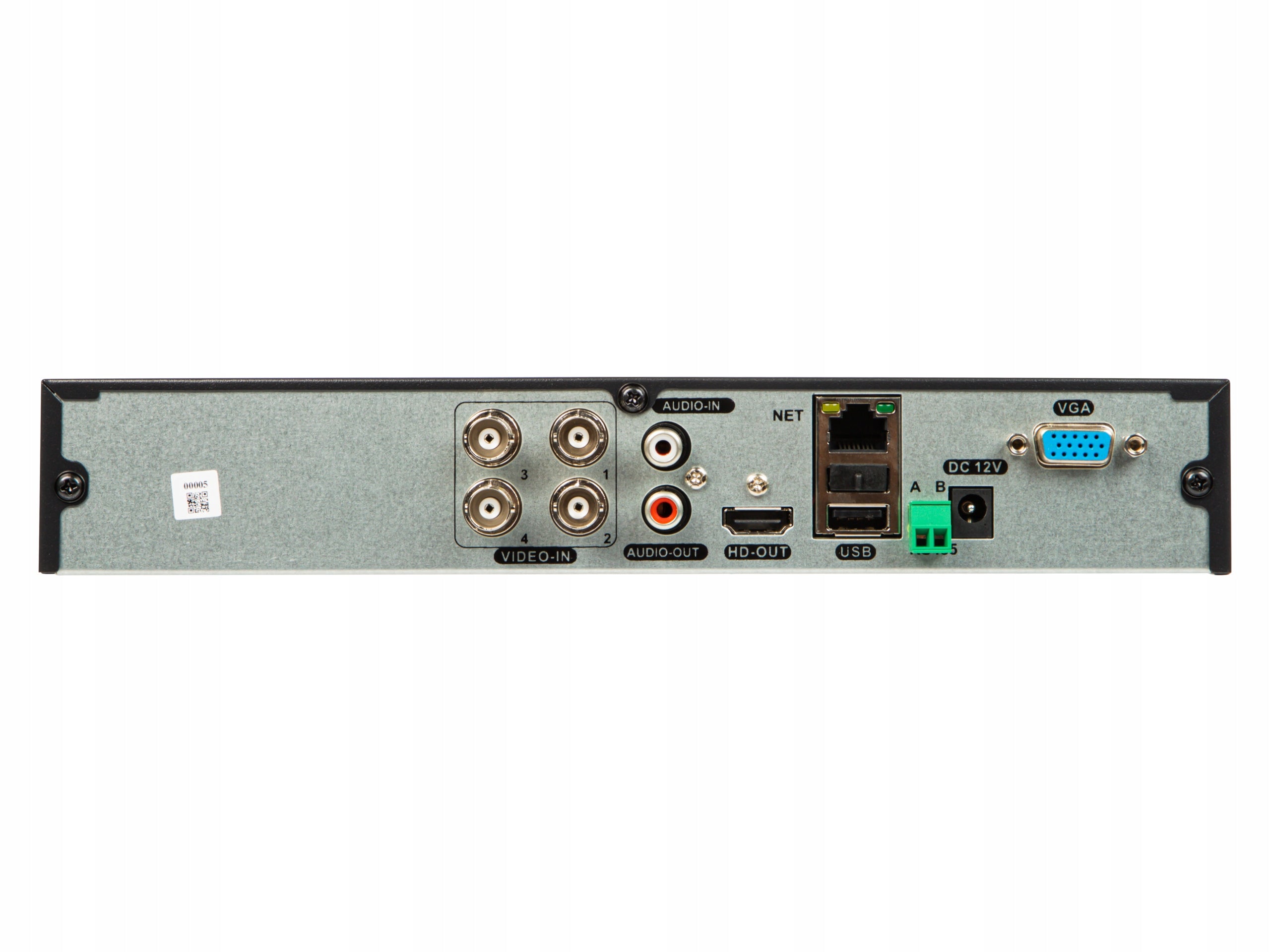 ANALOG MINITORING RECORDER FOR 4 HYBRID CAMERAS 5in1 XVR BNC AHD 5MP Manufacturer code 77-825#