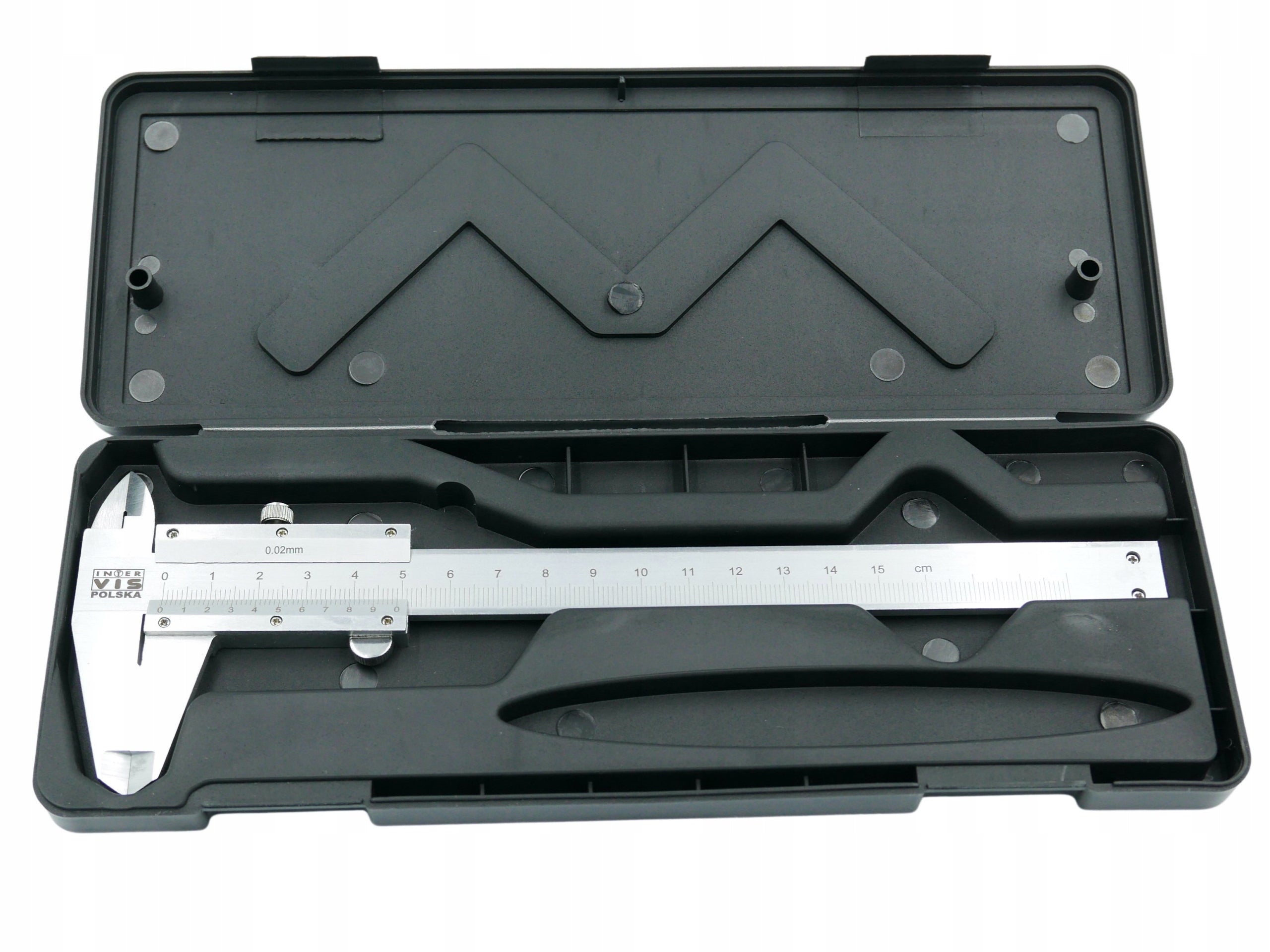 ANALOG NONIUS CALIPER 150 / 0,02 mm INTER-VIS L150 - IV0150 + CASE Brand Inter-Vis