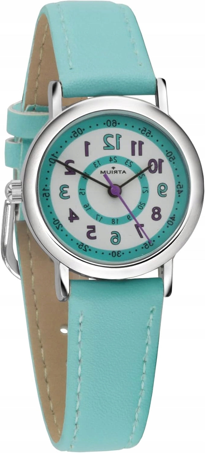 ANALOG QUARTZ WATCH FOR GIRLS 5BAR STRIP SYNTHETIC SKIN