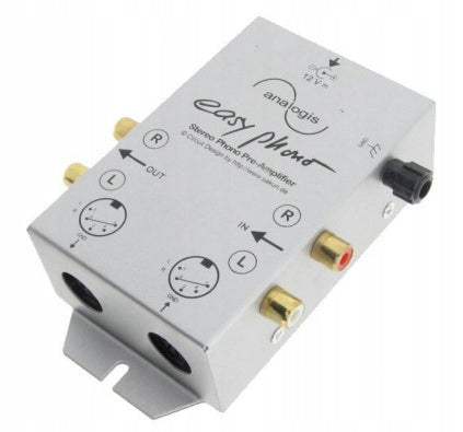 ANALOGIS EASY PHONO - MM PHONO PREAMPLIFIER FOR TURNTABLE + POWER SUPPLY Packaging status original