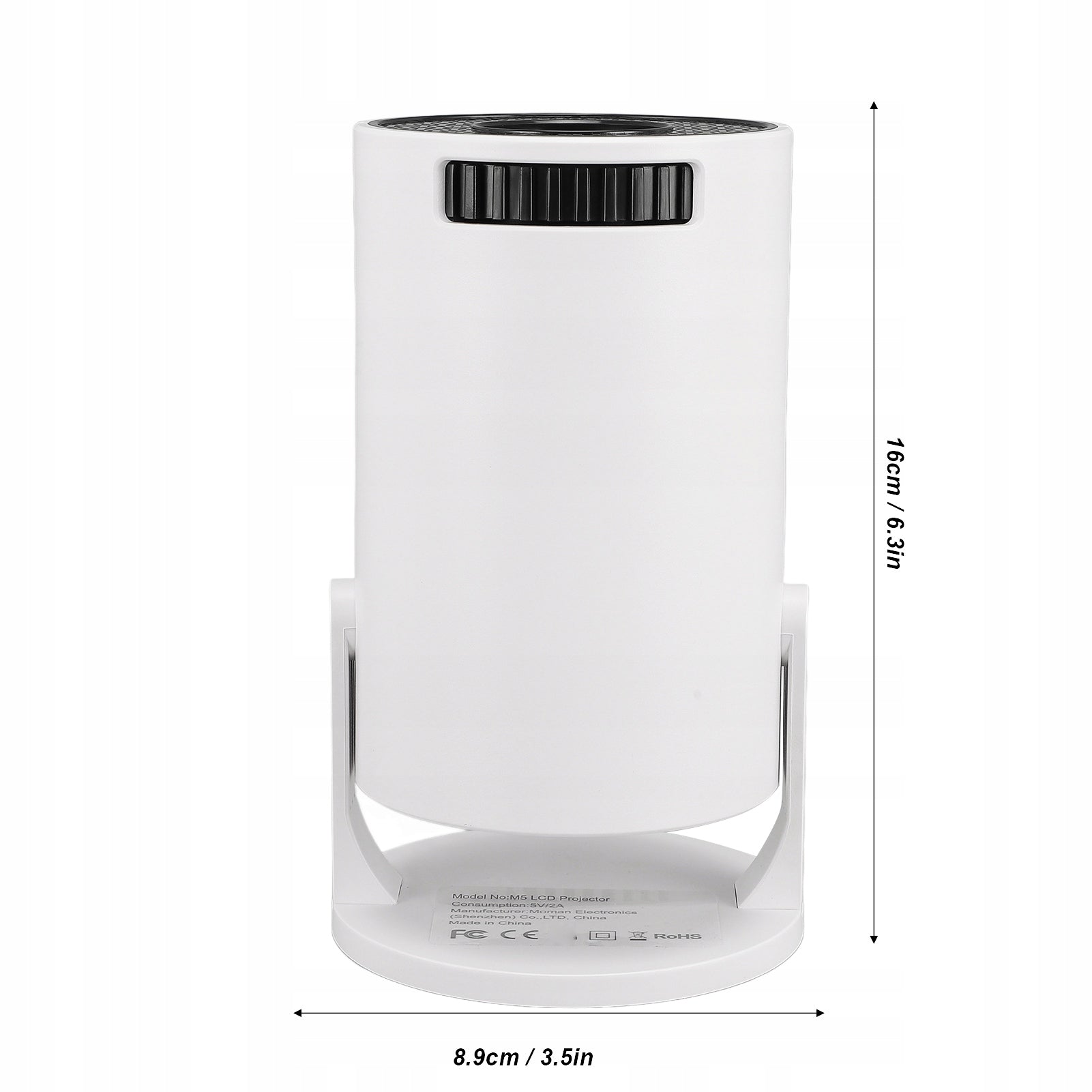 ANDROID PROJECTOR 1080P MINI PORTABLE PROJECTOR SMART TV ROTATING LED Brand no brand