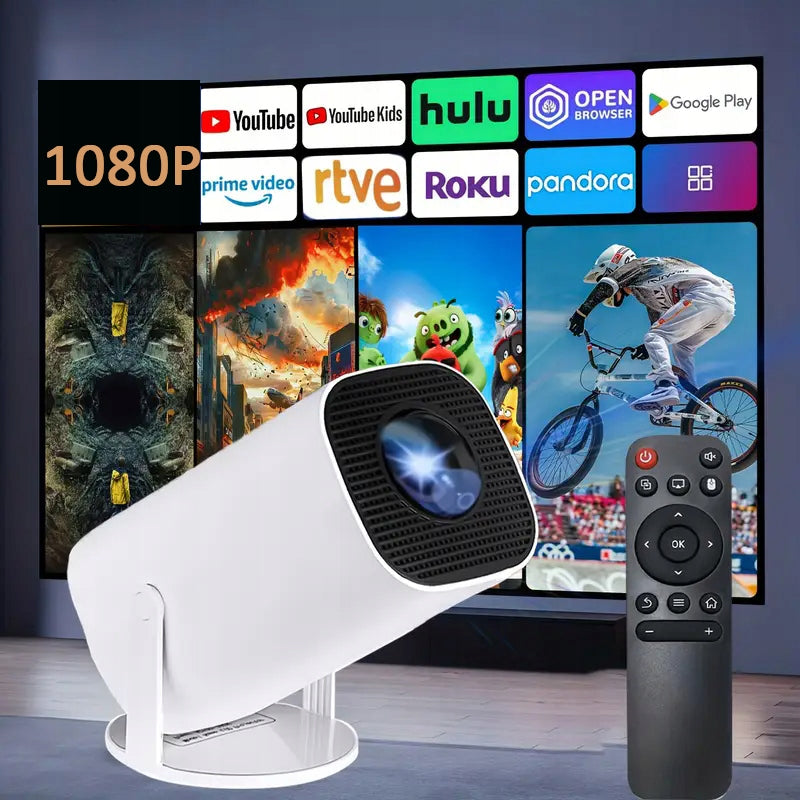 ANDROID PROJECTOR 1080P MINI PORTABLE WIFI PROJECTOR BLUETOOTH TV ROTARY Manufacturer code Mini projektor Z WIFI